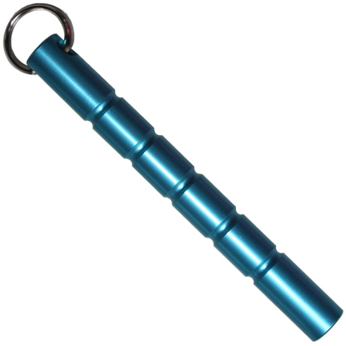 Alu Kubotan Palmstick geriffelt flach